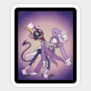 The Cuphead Show Devil Sticker